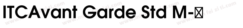 ITCAvant Garde Std M字体转换